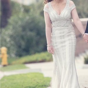 Heavy beautiful white dress